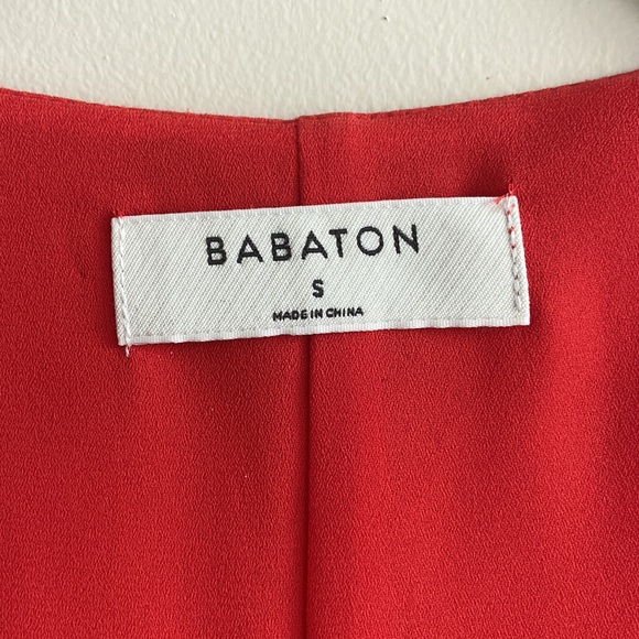 Red babaton Wallace dress - Picture 4 of 4